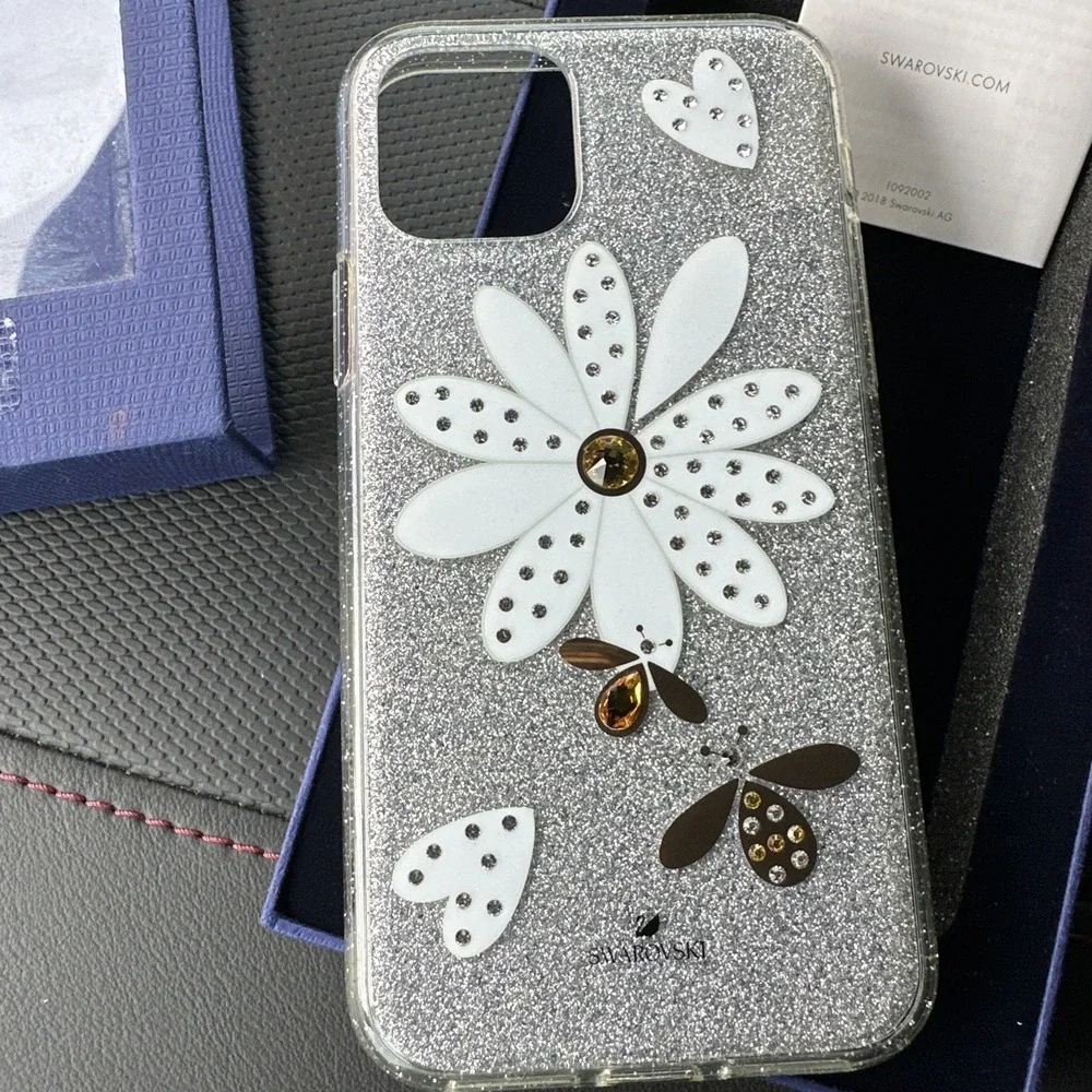 Swarovski‎ Crystal Eternal Flower iPhone 11 Pro Max Smartphone Case - #5533968
